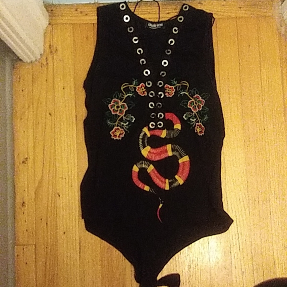 Fashion Nova snake bodysuit